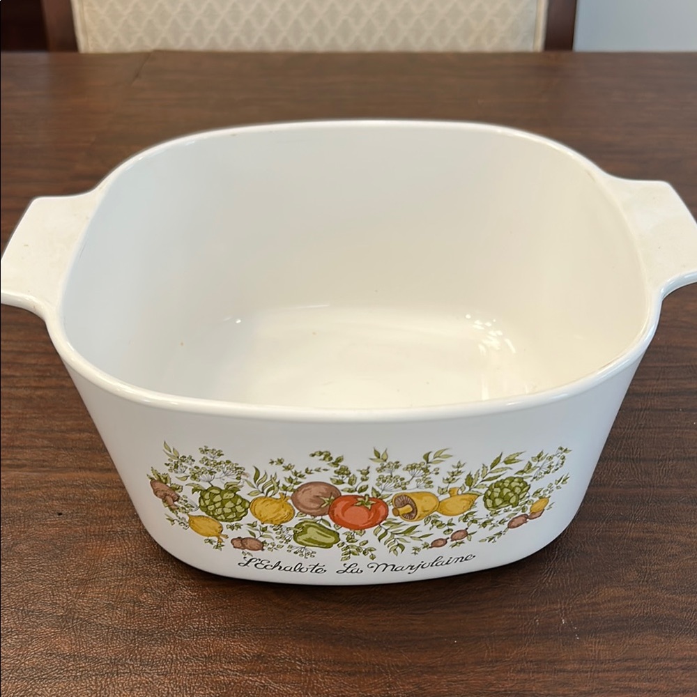 Vintage Corningware “spice of life”  3 liter Casserole Dish